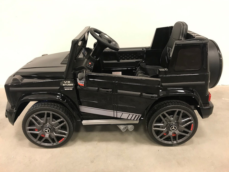 Mercedes G63 AMG Auto voor Kinderen 12 Volt + 2.4G Afstandsbediening (zwart) - Trapautodealer