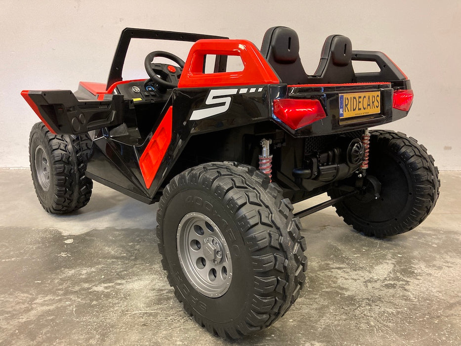 Buggy Kinderjeep 24V High Speed 4WD + 2.4G RC (rood) - Trapautodealer