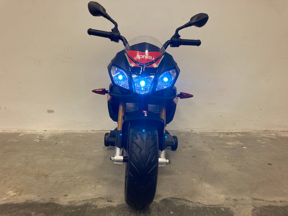 Aprilia Tuono V4 1100 RR Kindermotor 12V (zwart rood) - Trapautodealer