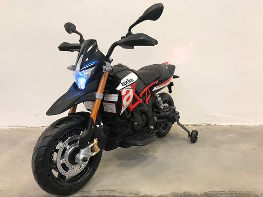 Aprilia Dorsoduro 900 Kindermotor 12V (zwart) - Trapautodealer