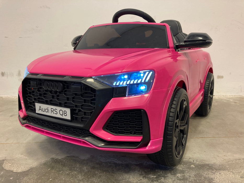 Audi RS Q8 Kinderauto 12V + 2.4G Afstandsbediening (roze) - Trapautodealer