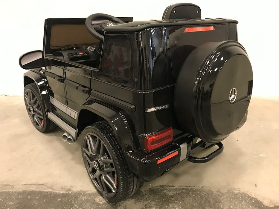 Mercedes G63 AMG Auto voor Kinderen 12 Volt + 2.4G Afstandsbediening (zwart) - Trapautodealer