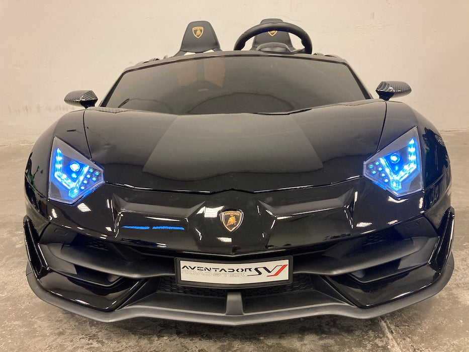 Lamborghini Aventador 2-Persoons Accuauto 24V Drift + 2.4G RC (zwart) - Trapautodealer