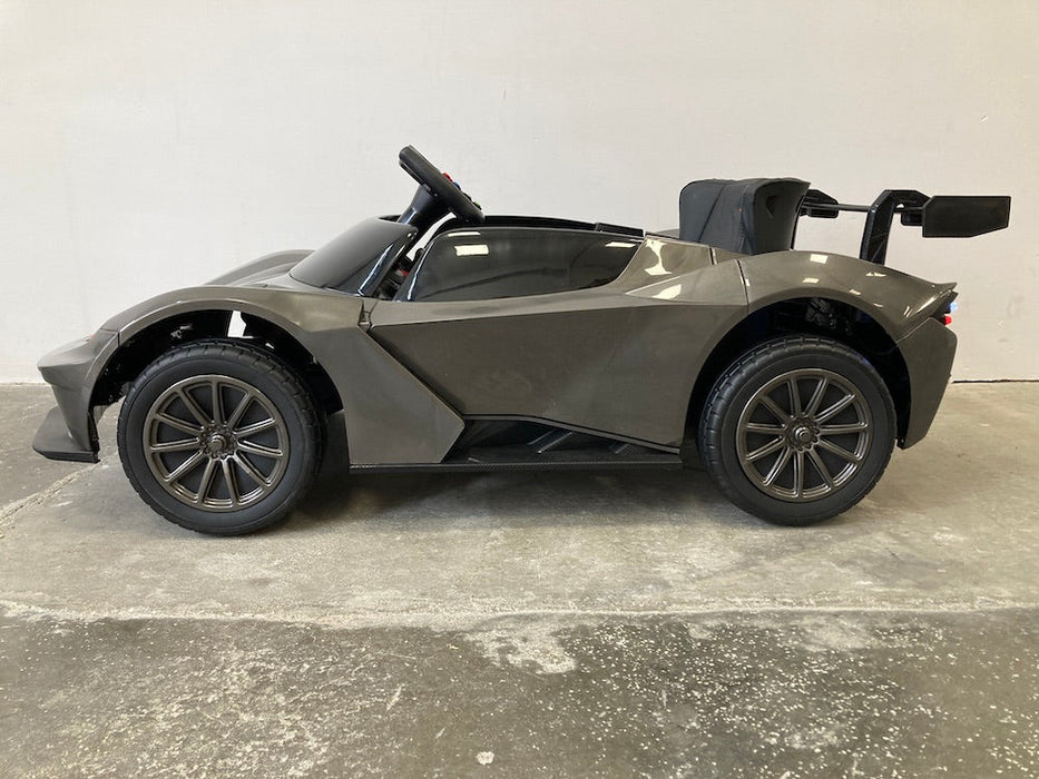 KTM X-Bow Elektrische Kinderauto  12V (Grijs metallic) + 2.4 RC - Trapautodealer