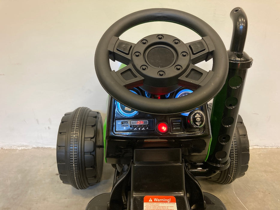 Mega Blazin Wheels Kindertractor Elektrisch 12V (groen) - Trapautodealer