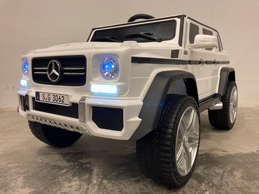 Mercedes Maybach G650 Kinderauto 12V + 2.4G RC (wit) - Trapautodealer