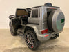 Mercedes G63 AMG Kinderauto 12V + 2.4G RC (zilvergrijs) - Trapautodealer