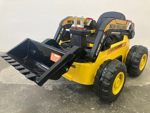 New Holland kinder graafmachine 12V 4WD (Geel) - Trapautodealer