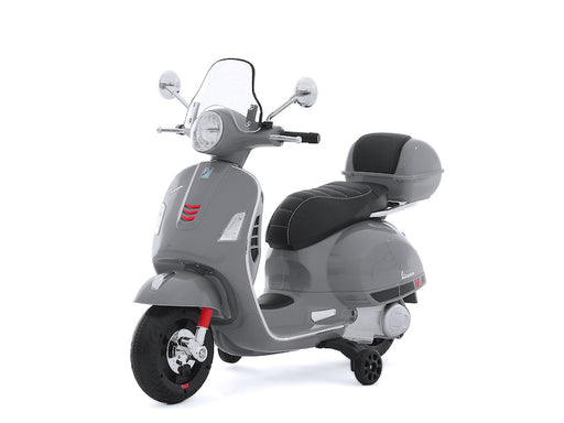 Vespa elektrische kinderscooter GTS 12V (grijs) - Trapautodealer