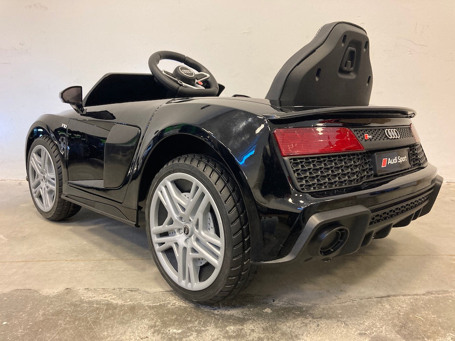 Audi R8 Sport Kinderauto 12V + 2.4G RC (zwart) - Trapautodealer