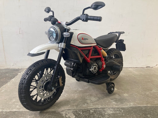 Kindermotor Ducati Scrambler 12 volt - Trapautodealer