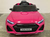 Audi RS6 Accu Kinderauto 12V + 2.4G RC (roze) - Trapautodealer