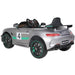 Mercedes-Benz GT4 Kinderauto 12V + 2.4G RC (grijs met MP4) - Trapautodealer