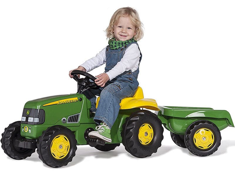 filosofie Zelfgenoegzaamheid Oeganda Rolly Toys RollyKid John Deere tractor + aanhanger kopen? — Trapautodealer